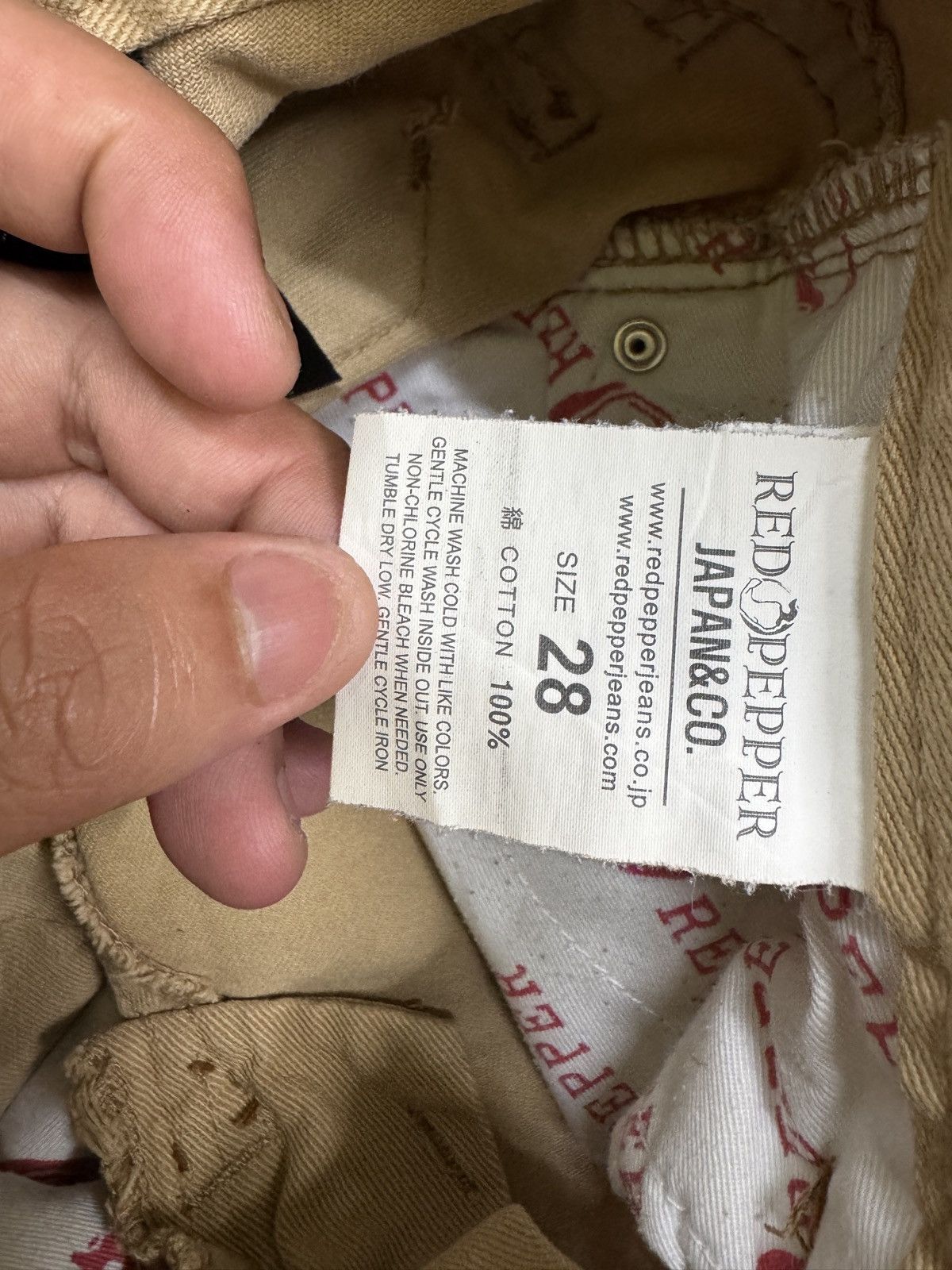 Ed Hardy Ed Hardy x Red Pepper Y2K Embroidered Tiger Jeans Worn Dirty Size US 30 / EU 46 - 15 Thumbnail