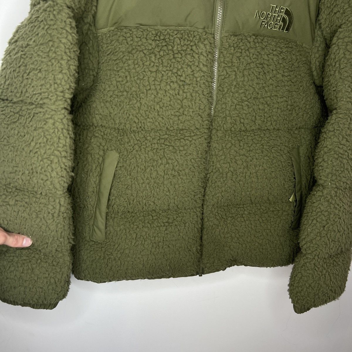 The North Face The North Face Nuptse 700 Puffer Sherpa Jacket Khaki Green Size US M / EU 48-50 / 2 - 5 Thumbnail