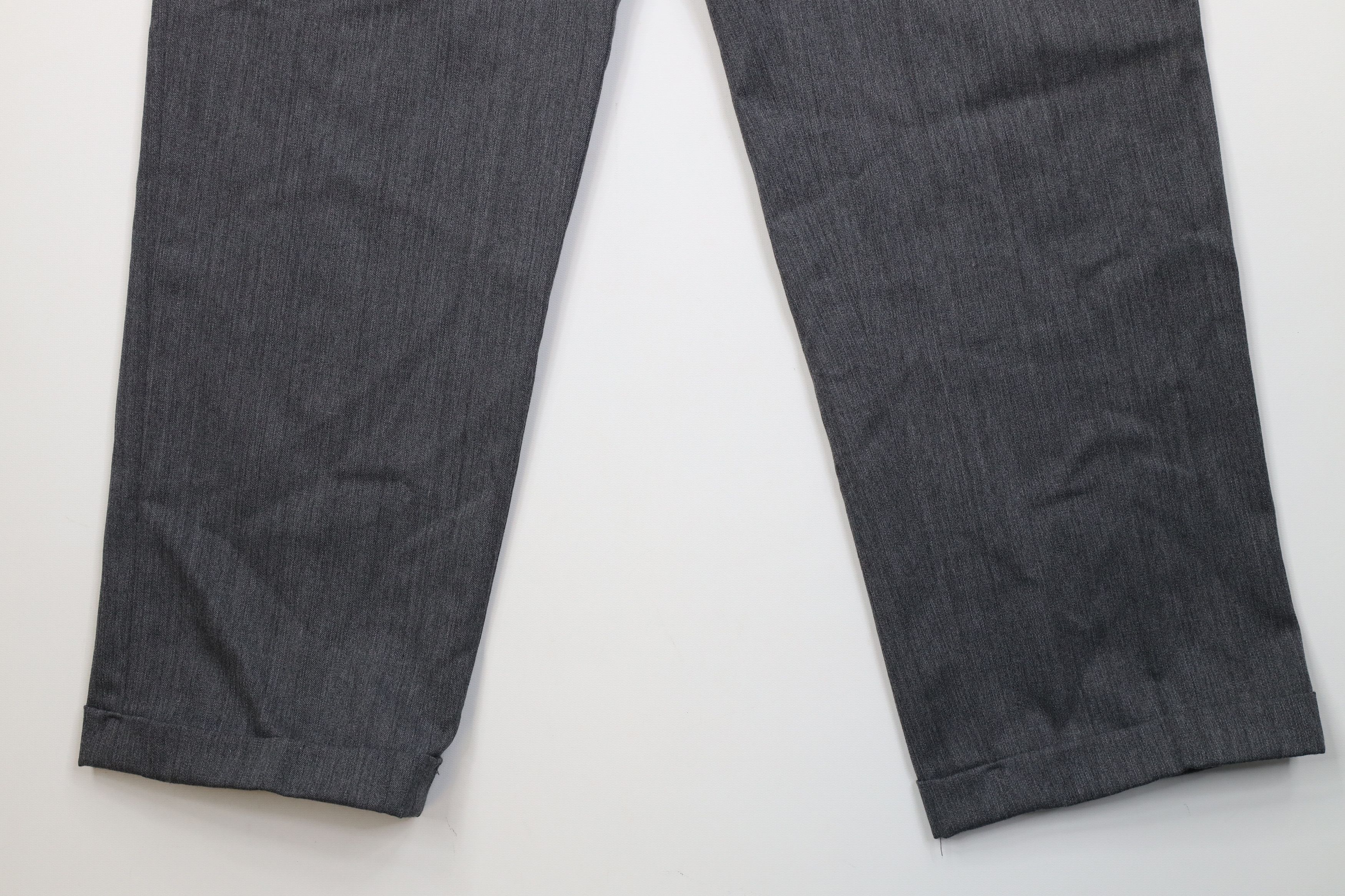Vintage Vintage 90s Streetwear Wide Leg Chino Pants Heather Gray Size US 34 / EU 50 - 4 Thumbnail