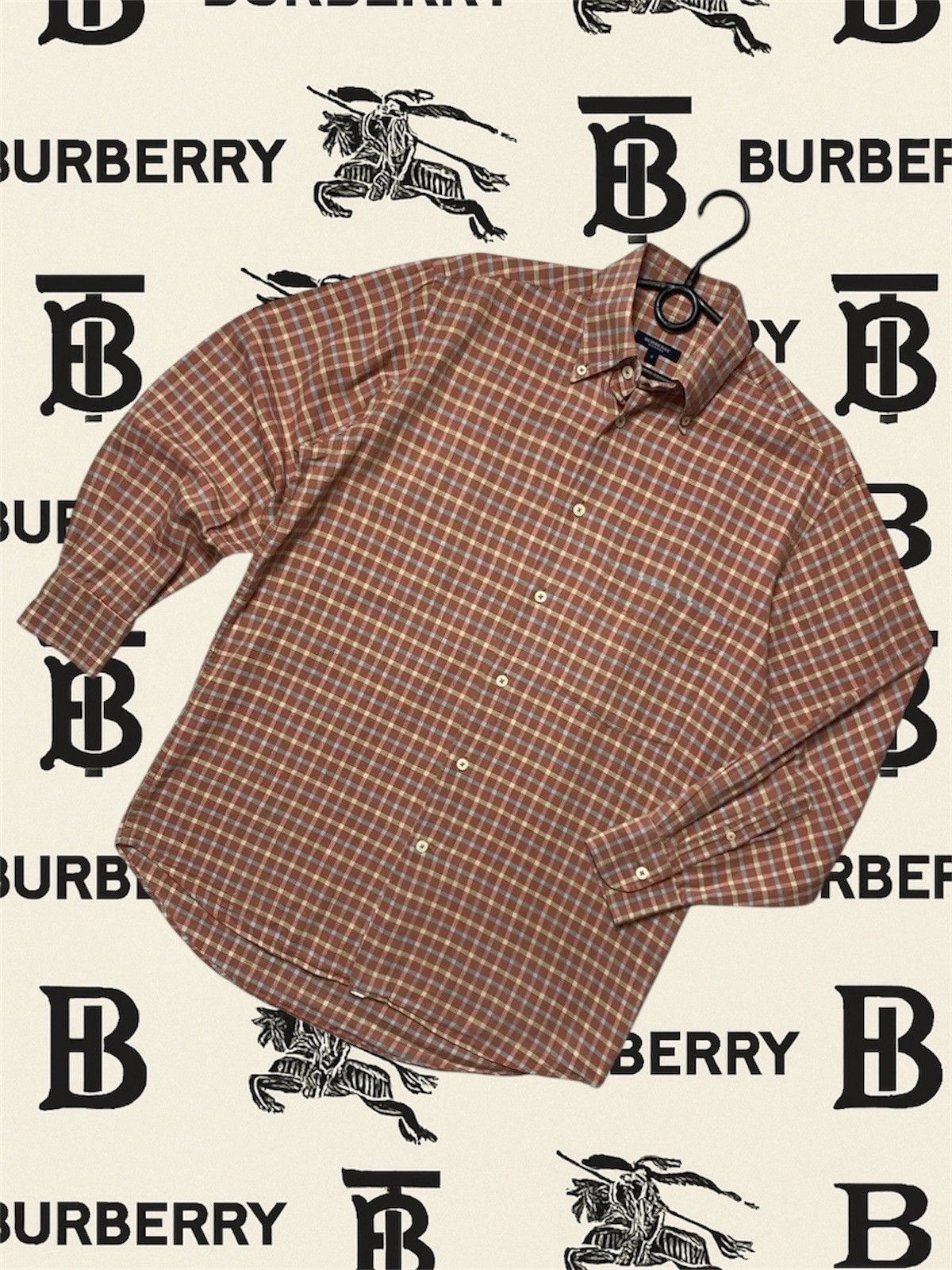 Burberry Vintage Burberry plaid shirt with longsleeve S rare Size US S / EU 44-46 / 1 - 1 Thumbnail