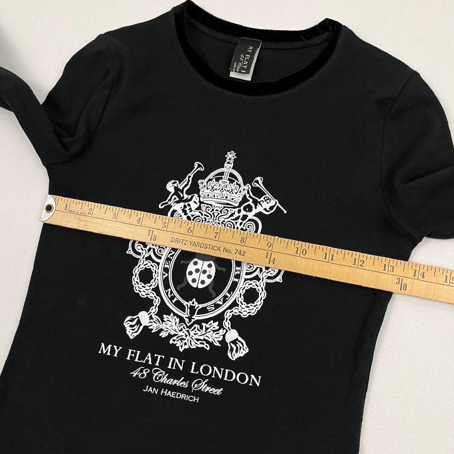 Vintage VINTAGE My Flat In London Jan Haedrich Secret Message Couture Tee LS Top Ladies Small? Size S / US 4 / IT 40 - 7 Thumbnail