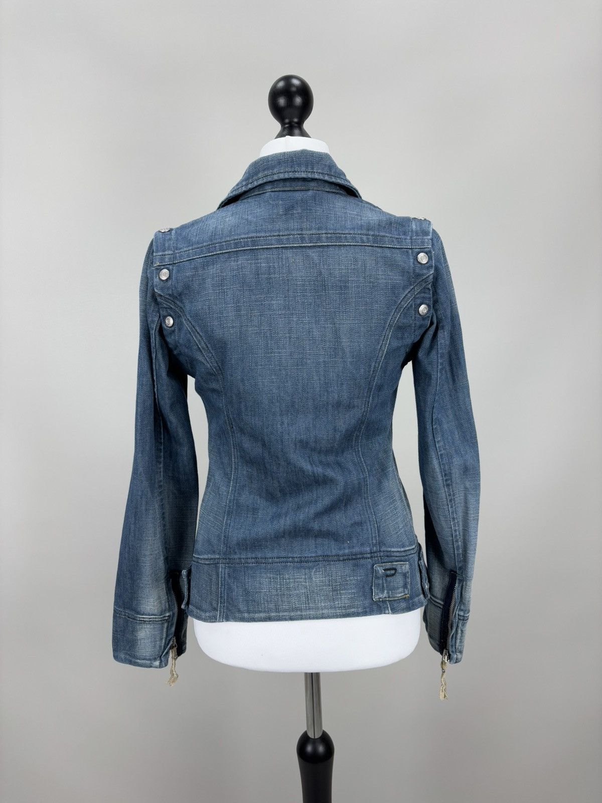 Diesel Womens vintage denim jacket vest 2in1 Diesel Size S Size S / US 4 / IT 40 - 8 Thumbnail