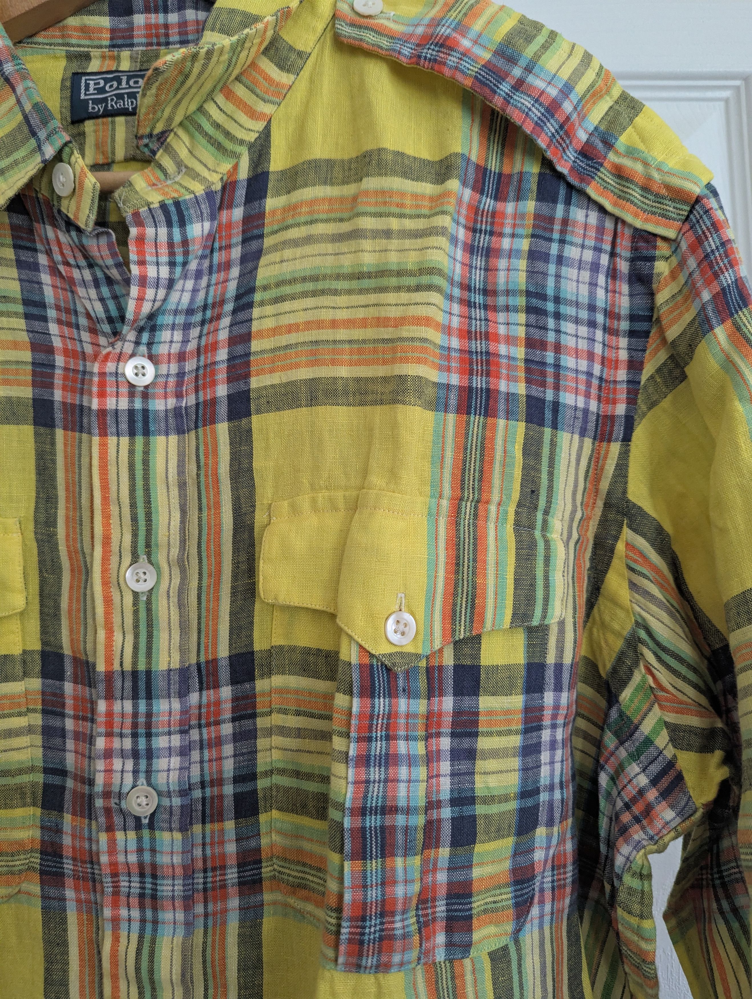 Polo Ralph Lauren Linen beautiful Safari shirt Size US L / EU 52-54 / 3 - 4 Thumbnail