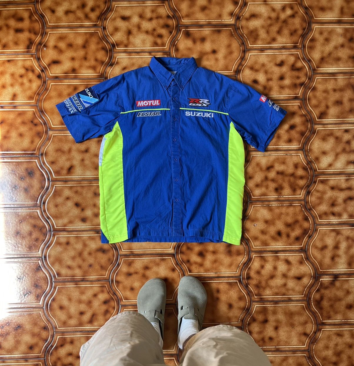 NASCAR Suzuki Motorbikes shirt workwear vintage retro exclusive y2k Size US M / EU 48-50 / 2 - 1 Thumbnail