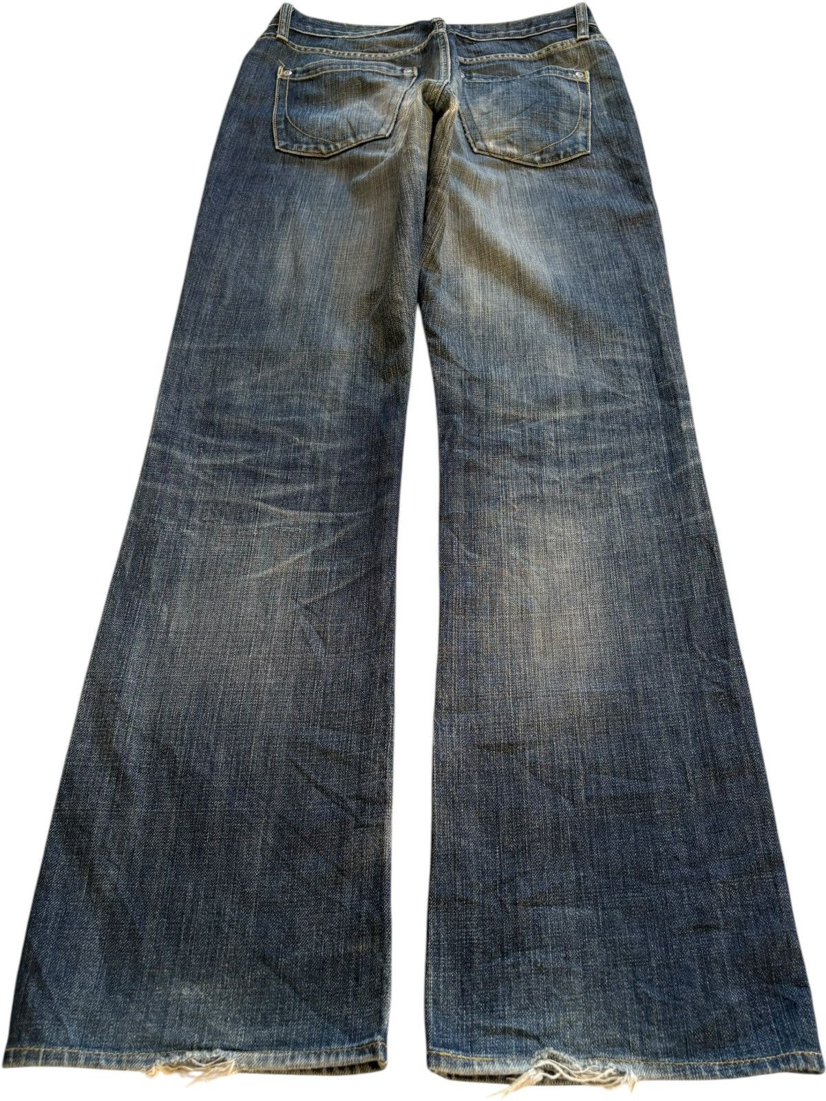 Paper Denim & Cloth Vintage Paper Denim & Cloth Mud Wash Bootcut Flare Jeans Size US 30 / EU 46 - 2 Thumbnail