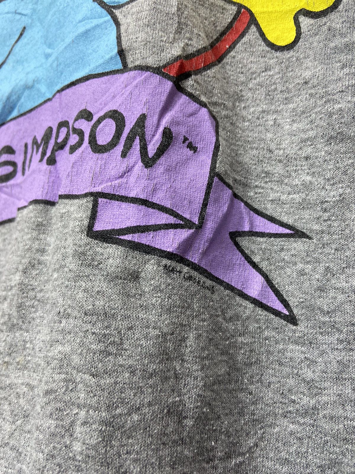 Cartoon Network × The Simpsons × Vintage Vintage The Bart Simpson Dont Have A Cow, Man Tshirt Size US XL / EU 56 / 4 - 5 Thumbnail
