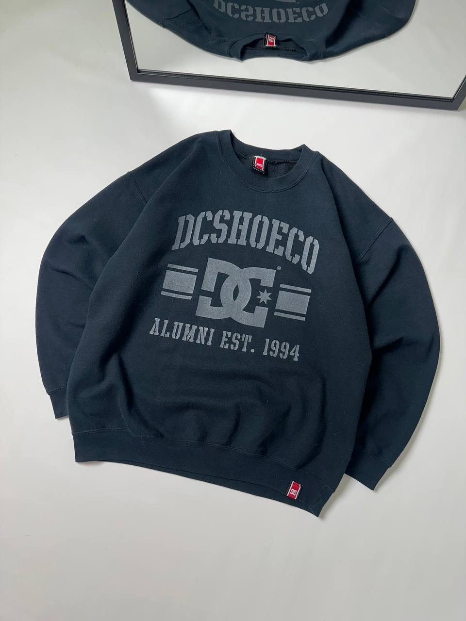 DC × Vintage Vintage DCSHOECO Sweatshirt Skate Big logo Baggy Boxy Size US M / EU 48-50 / 2 - 1 Thumbnail