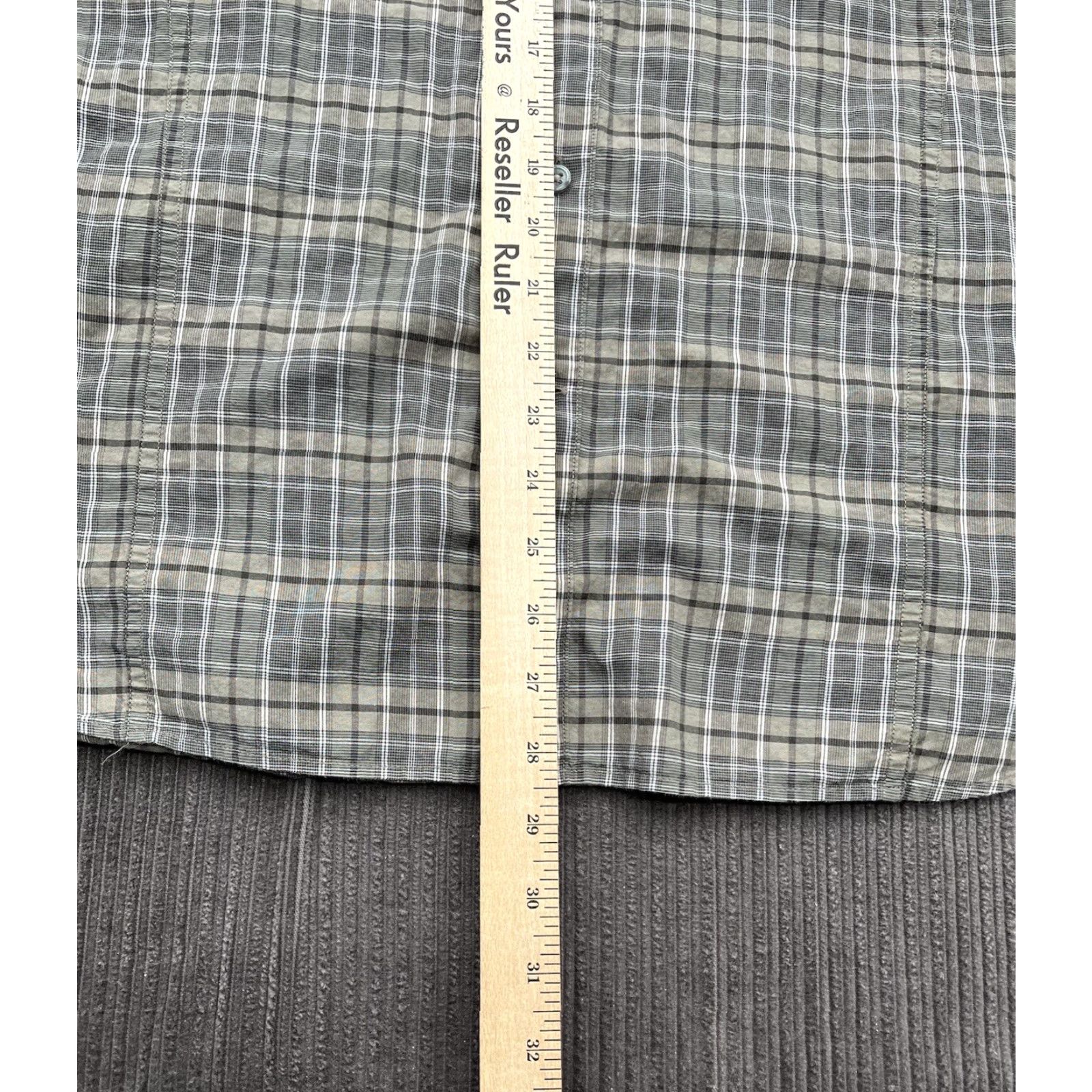 John Varvatos John Varvatos Men Plaid Shirt Size M Cotton Long Sleeve Button-Up Casual Shirt Size US M / EU 48-50 / 2 - 5 Thumbnail