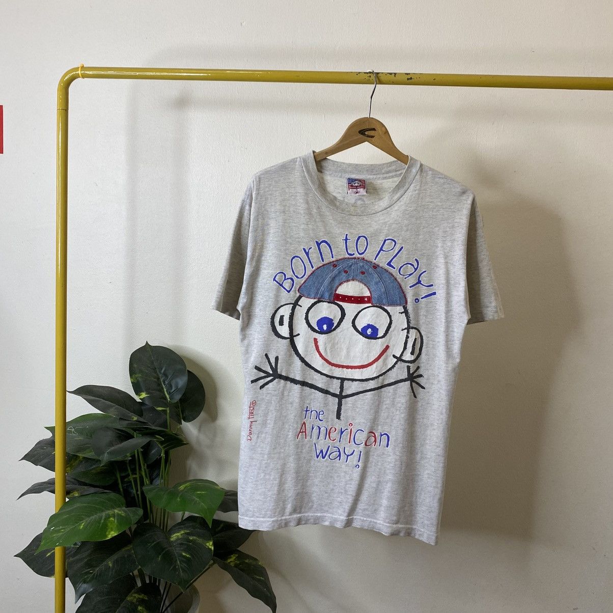 Vintage 1990s Danny First Born To Be Play T Shirt Size US M / EU 48-50 / 2 - 1 Thumbnail