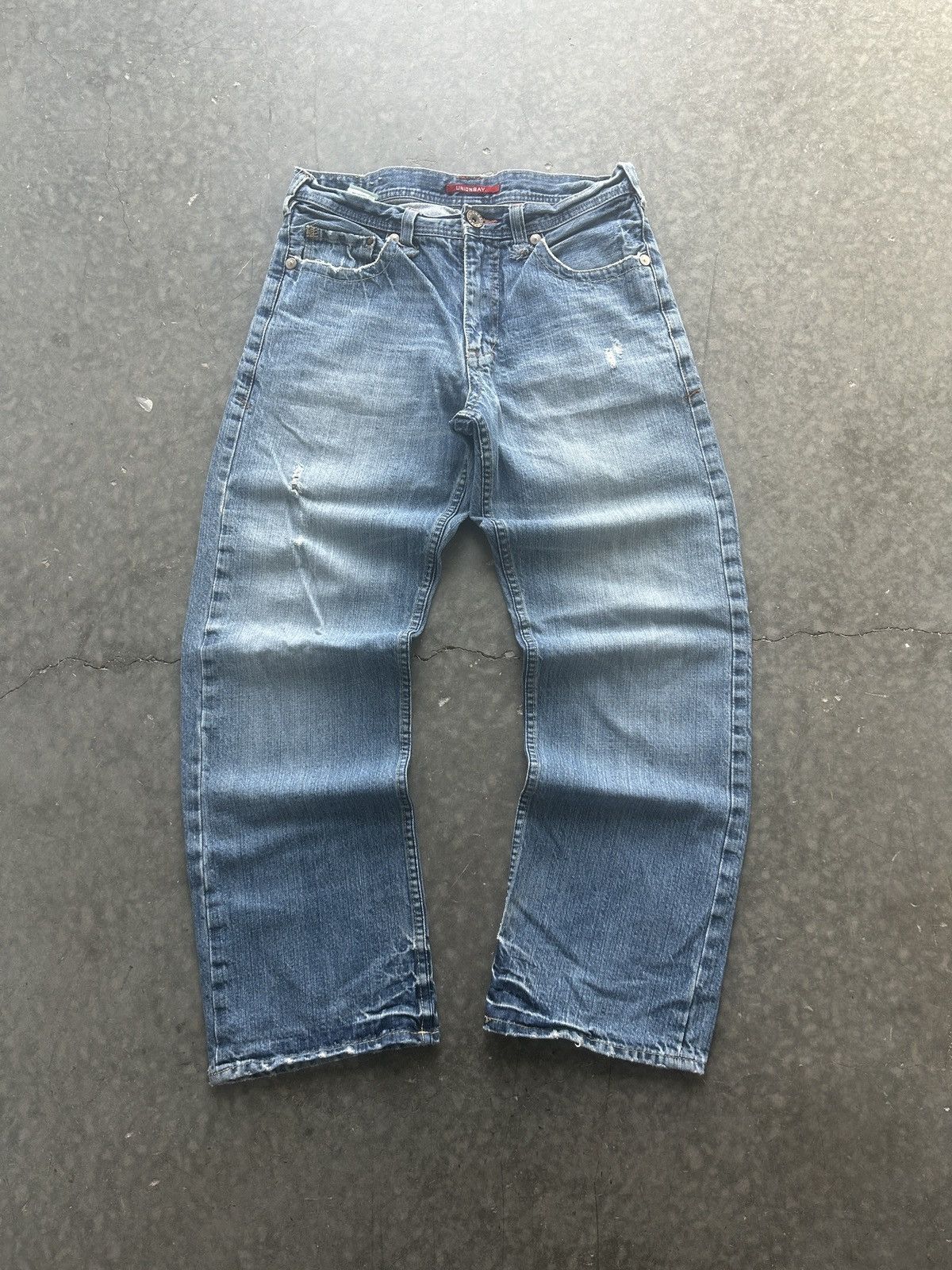 UNIONBAY × Vintage Vintage Y2K Unionbay Denim Jeans 31x30 Straight Fit Size US 31 - 1 Thumbnail