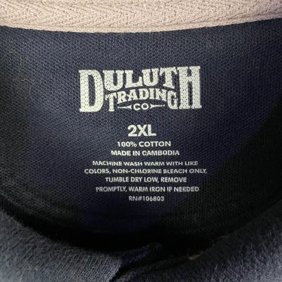 Duluth Trading Company Duluth Trading Polo Shirt Men's 2XL Cotton Short Sleeve XXL Size US XXL / EU 58 / 5 - 3 Thumbnail