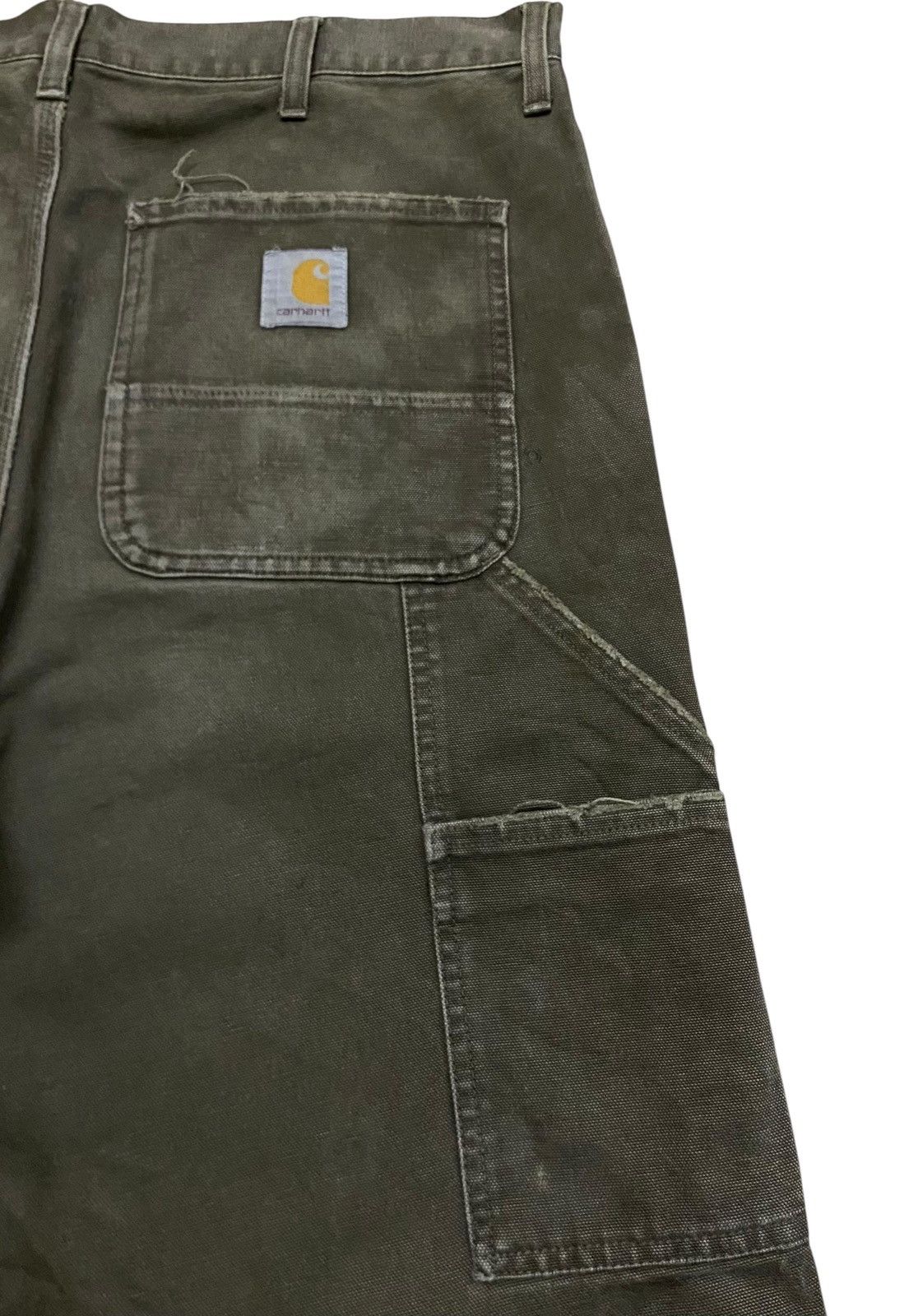 Carhartt Very Rare Vintage Carhartt Carpenter Olive Green Pants 1990s Size US 36 / EU 52 - 3 Thumbnail