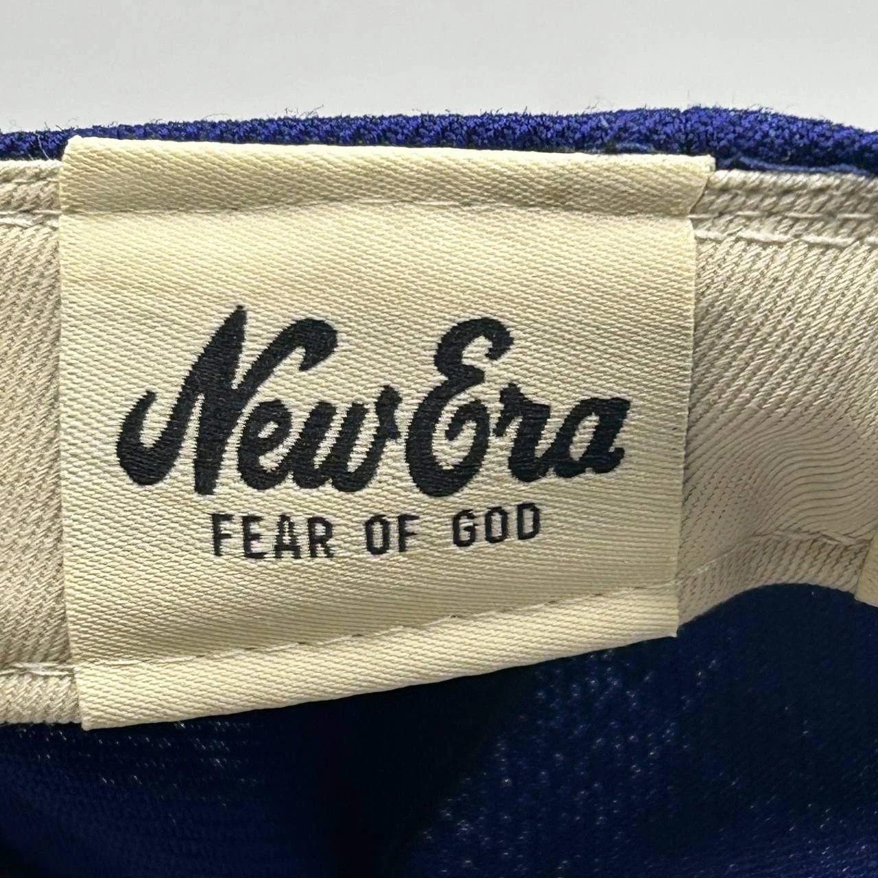 New Era Fear of God Hat Men 7 1/8 Fitted Cap LA Dodgers FOG Wool Size ONE SIZE - 5 Thumbnail