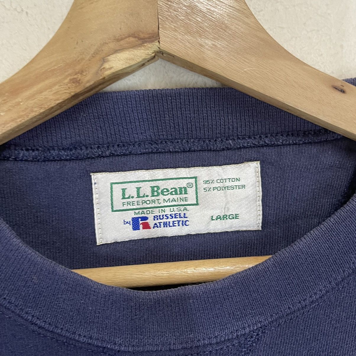 L.L. Bean × Russell Athletic LL Bean By Russell Athletic Big Logo Crewneck Sweathirt Size US M / EU 48-50 / 2 - 8 Thumbnail