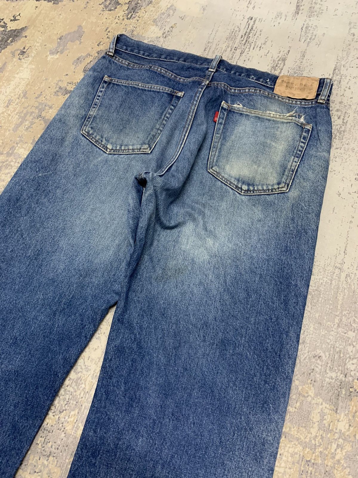 Japanese Brand Vintage Japanese Uniqlo Loose Baggy Jeans W35x29 Size US 35 - 14 Thumbnail