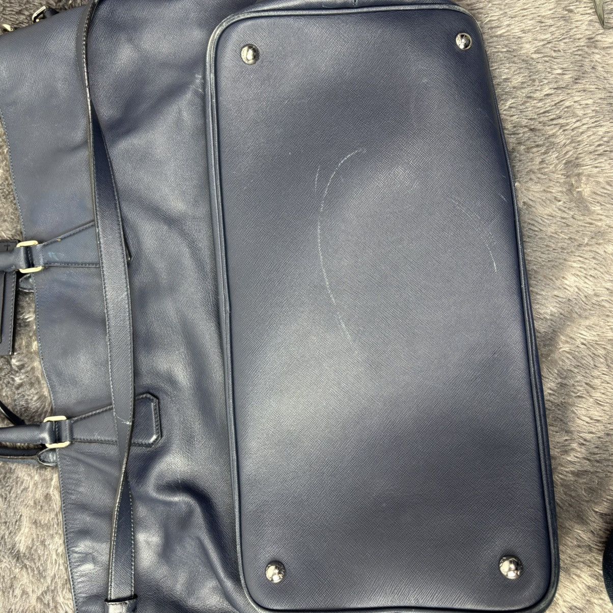 Prada Prada Navy Saffiano Sling / tote bag Size ONE SIZE - 3 Thumbnail