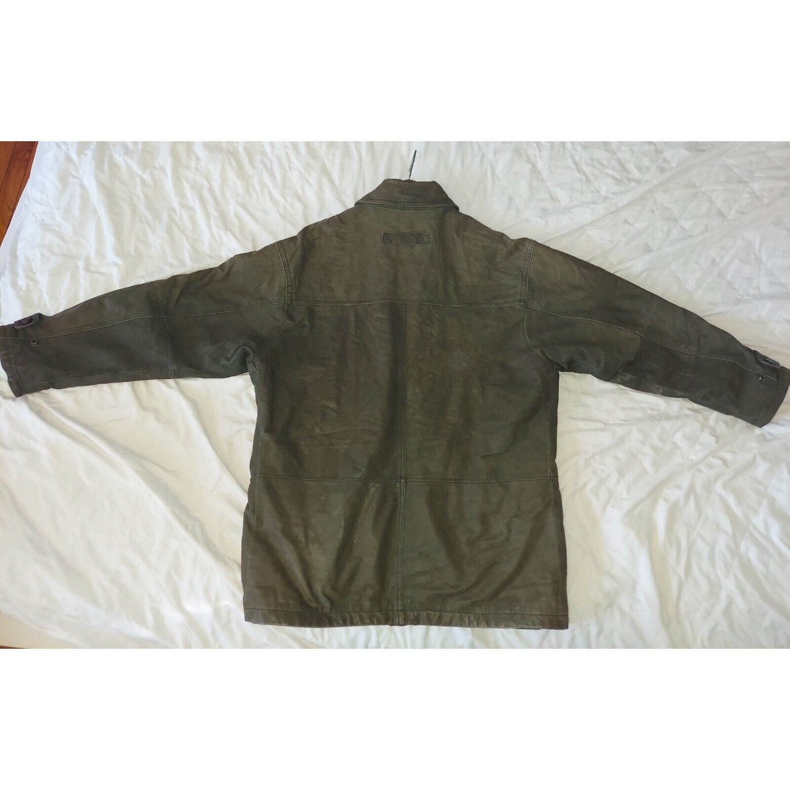 London Fog Vintage London Fog Leather Bomber Jacket M BrownFlap Pockets Size US L / EU 52-54 / 3 - 2 Thumbnail