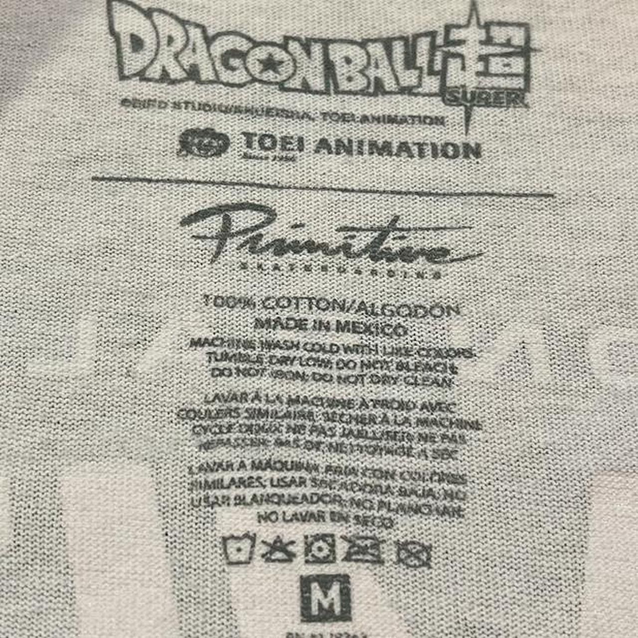 Primitive Primitive Dragon Ball Z Anime Manga Skate Y2K Tshirt Size US M / EU 48-50 / 2 - 4 Thumbnail