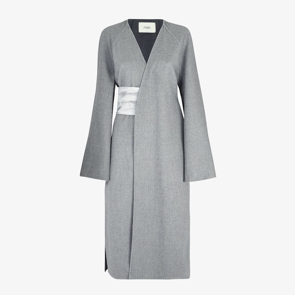 Fendi o1s1wg111224 Overcoat in Grey Size XS / US 0-2 / IT 36-38 - 1 Thumbnail