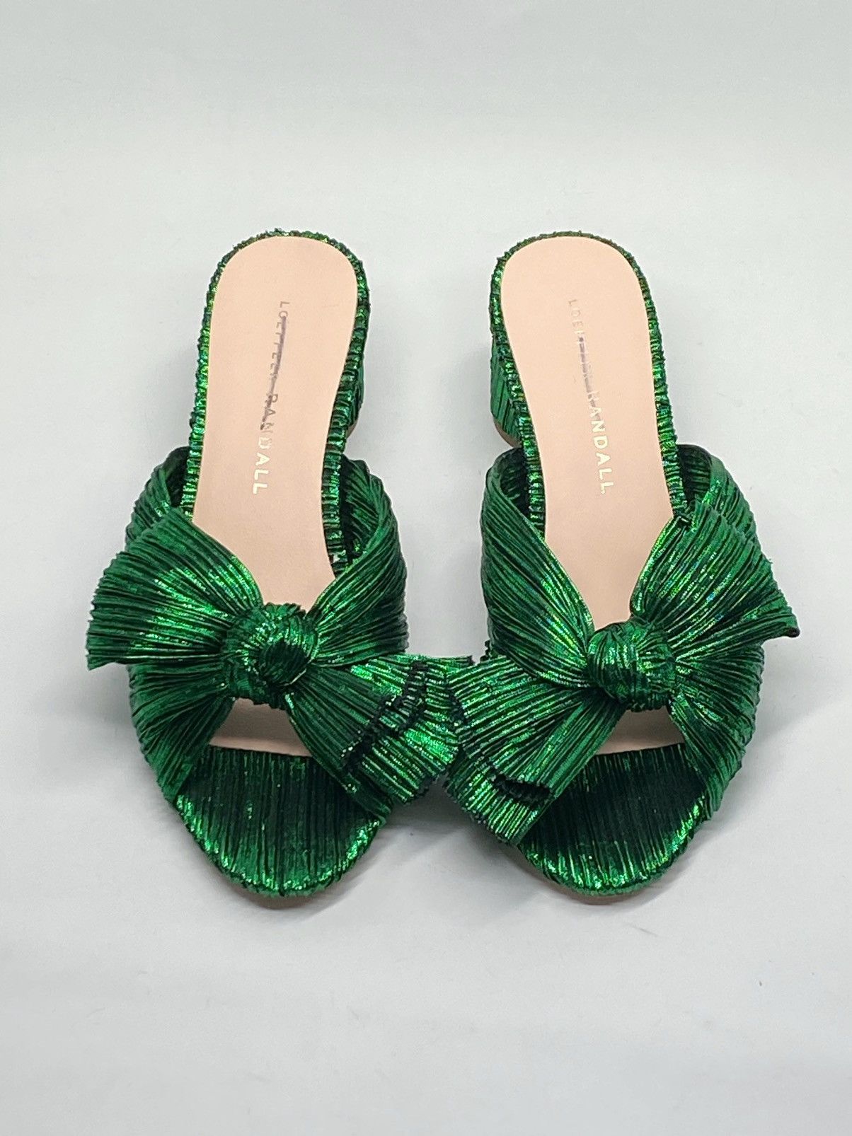Loeffler Randall Loeffler Randall Emilia 50MM Pleated Knotted Mules size 5 Size US 5 / IT 35 - 3 Thumbnail