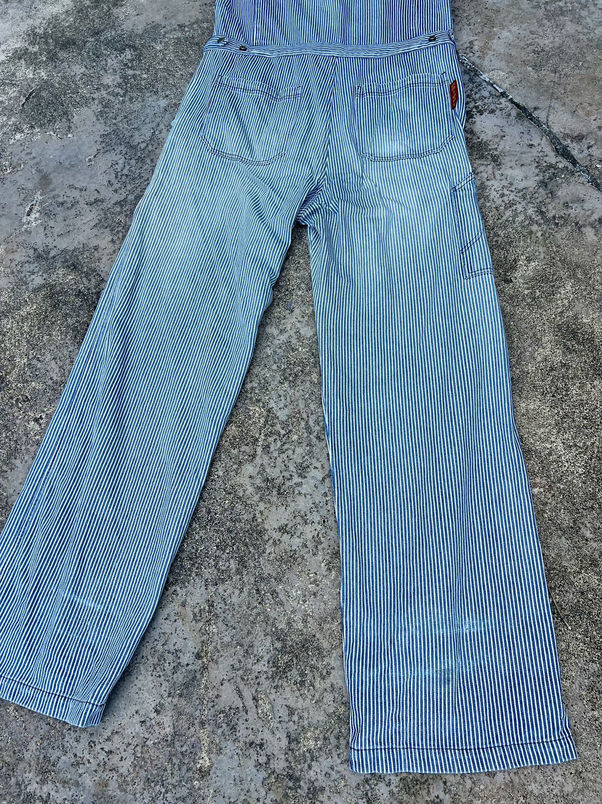 20471120 × Hysteric Glamour × Japanese Brand VINTAGE 291295HOMME HICKORY OVERALLS DENIM Size US M / EU 48-50 / 2 - 13 Thumbnail