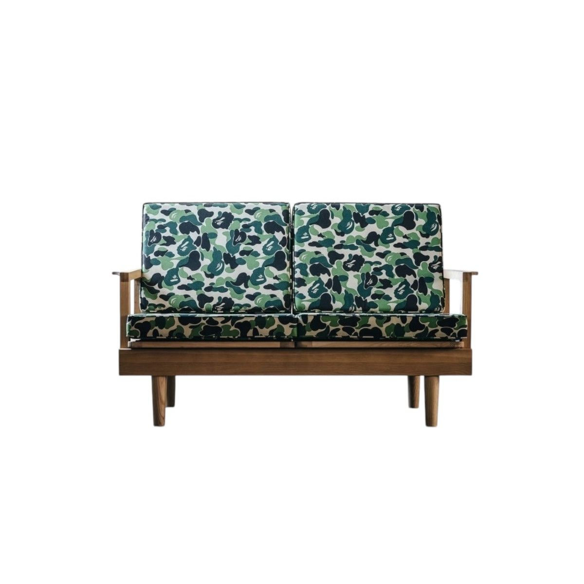 Bape Bape x Medicom Fabrick Karimoku 2 Seater ABC camo sofa couch Size ONE SIZE - 2 Thumbnail