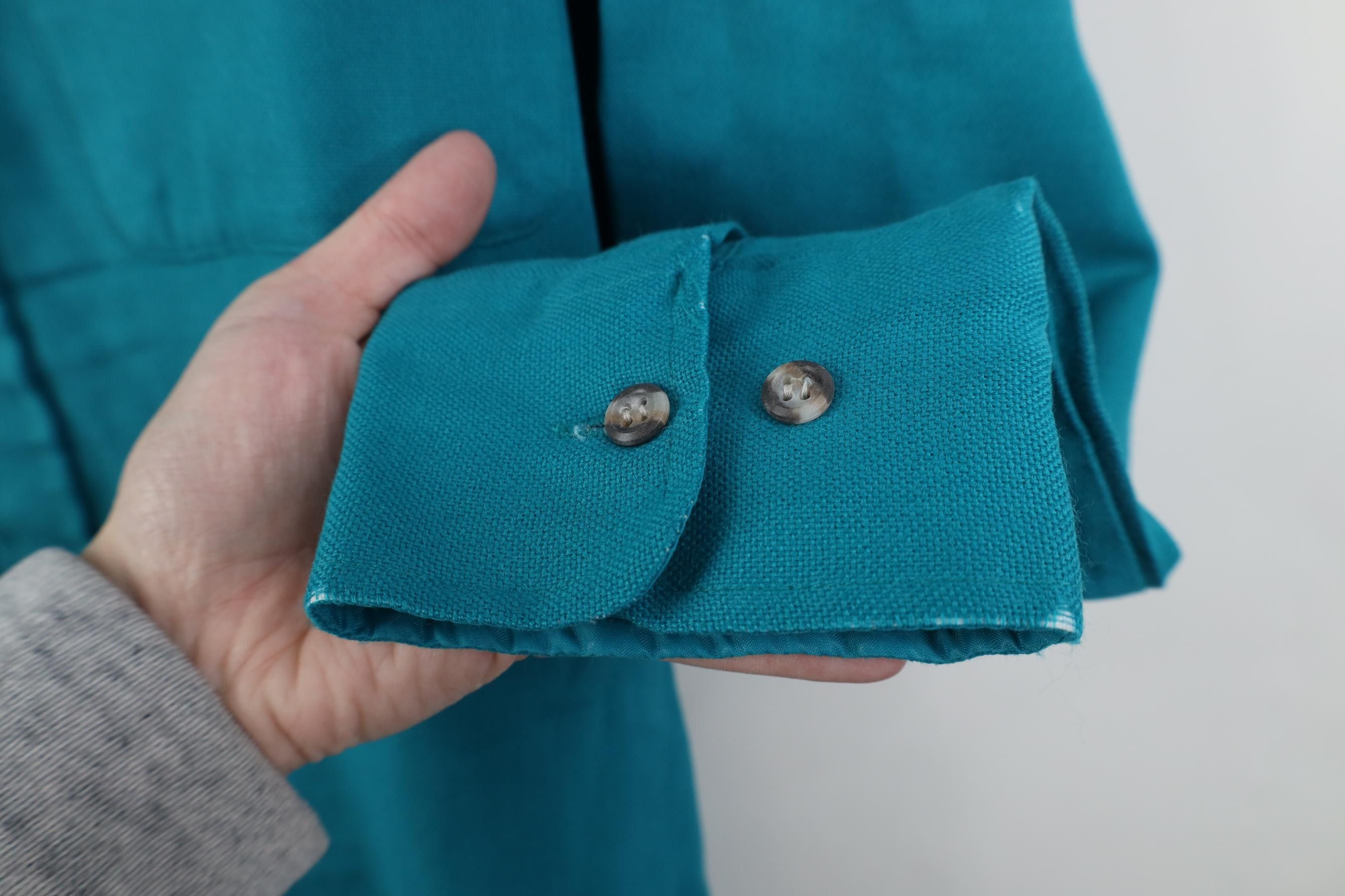 Vintage Vintage 70s 80s Streetwear Knit Double Pocket Button Shirt Size US L / EU 52-54 / 3 - 14 Thumbnail