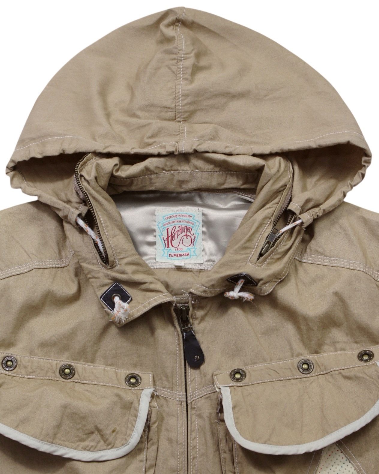 Vintage HERRHORTEN MULTI-FUNCTION OUTDOOR JACKET “SUPERMAN 1960” Size US XL / EU 56 / 4 - 9 Thumbnail