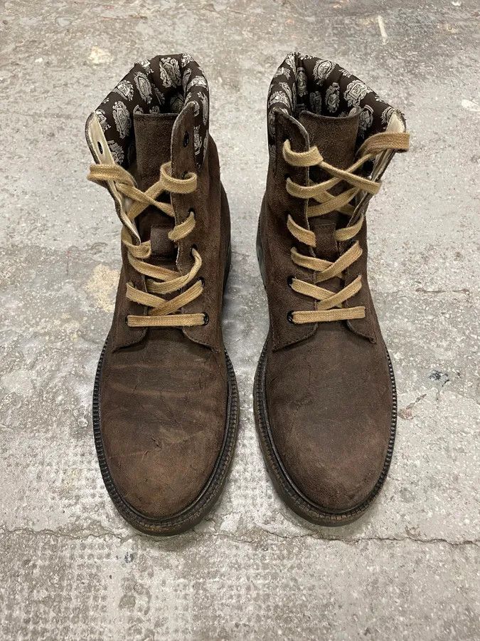 Dolce & Gabbana 2000s Dolce & Gabbana Brown Premium Leather Boots Size US 9 / EU 42 - 2 Thumbnail