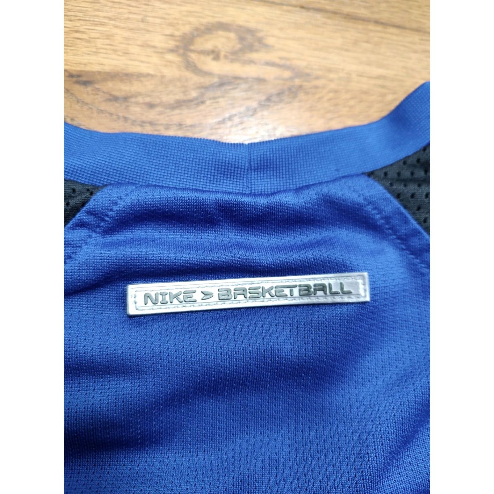 Nike VINTAGE Nike Hoops Blue Reversible Short Sleeve Shirt Medium Size US M / EU 48-50 / 2 - 4 Thumbnail