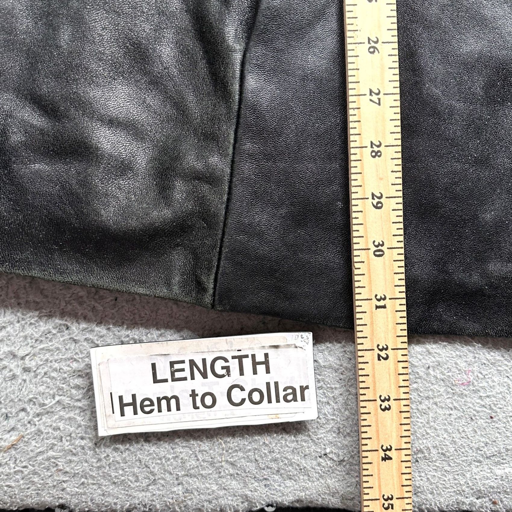 Alfani VINTAGE Alfani Leather Coat Women 2X Black Pockets Coat Overcoat Lamb Leather Women Size XXL / US 16-18 / IT 52-54 - 5 Thumbnail