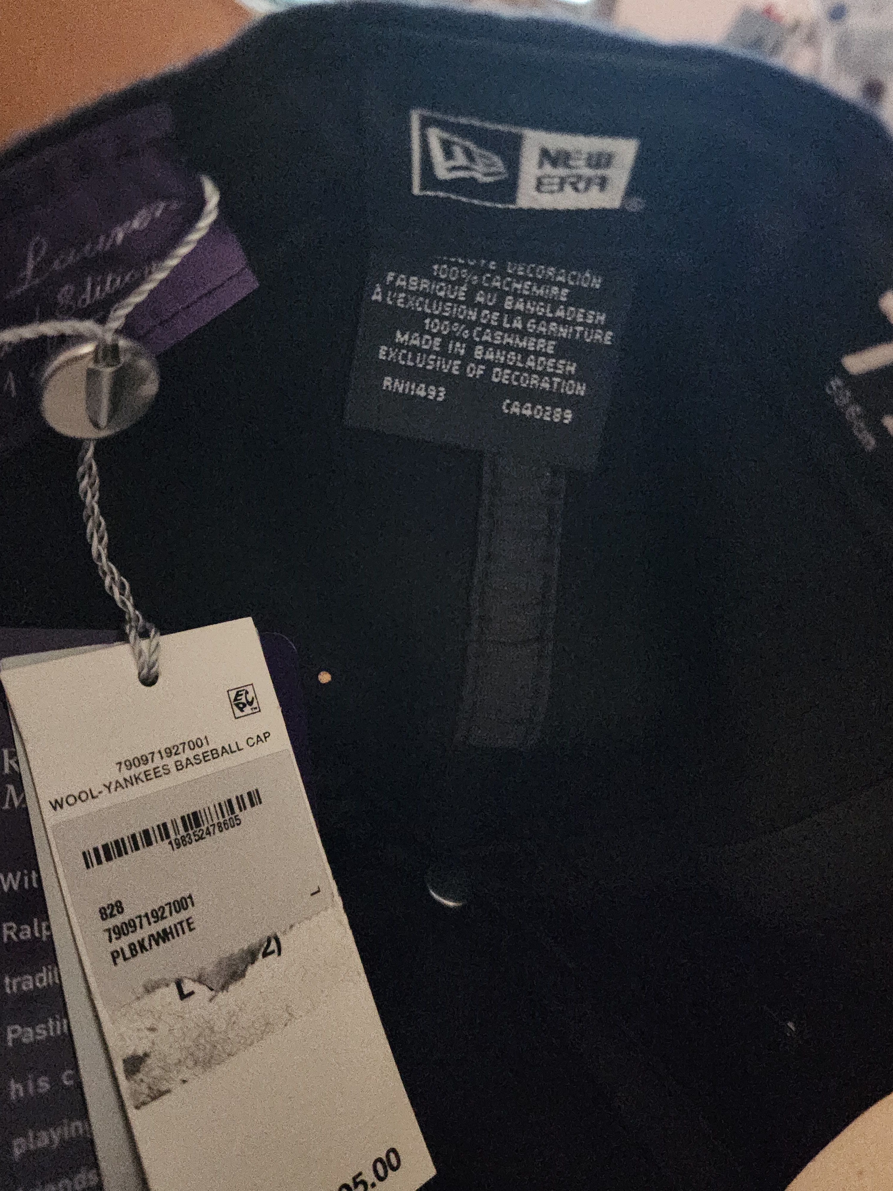 MLB × Polo Ralph Lauren Men Polo Purple label Yankees Cap blk/purple Cap 7 1/2 Size ONE SIZE - 5 Thumbnail