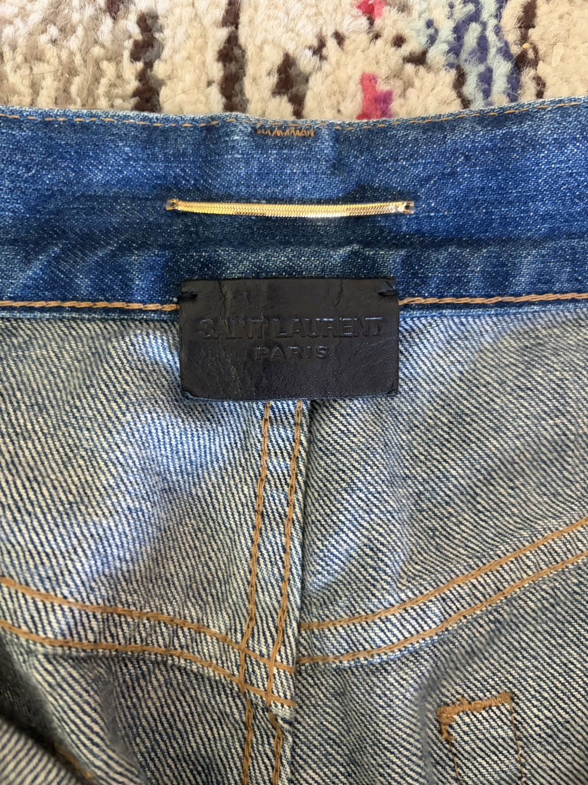 Saint Laurent Paris Selvedge saint Laurent paris denim Size 26" / US 2 / IT 38 - 4 Thumbnail