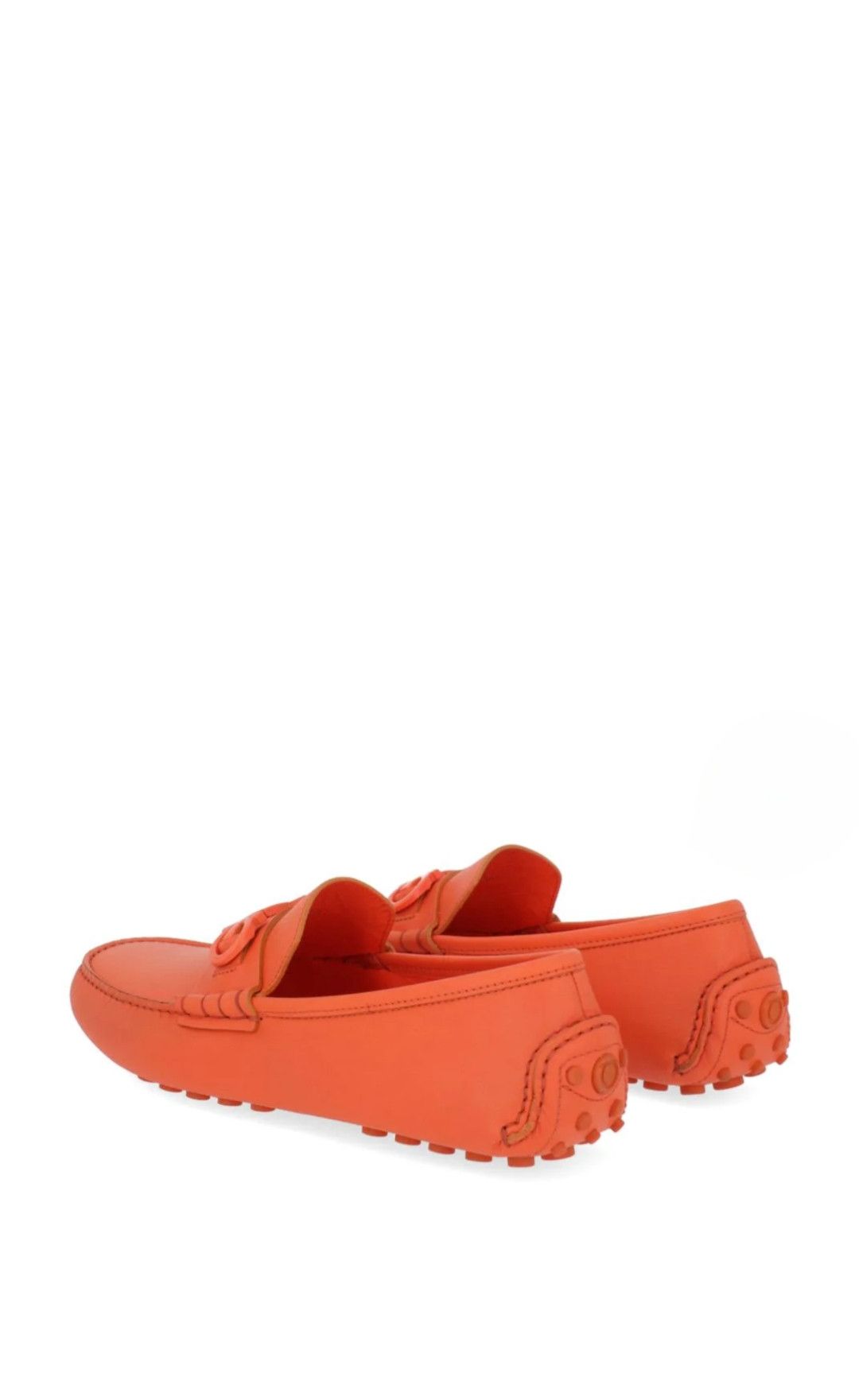Salvatore Ferragamo o1s1rm0924 Double Gancini Loafers in Orange Size US 10 / EU 43 - 4 Thumbnail