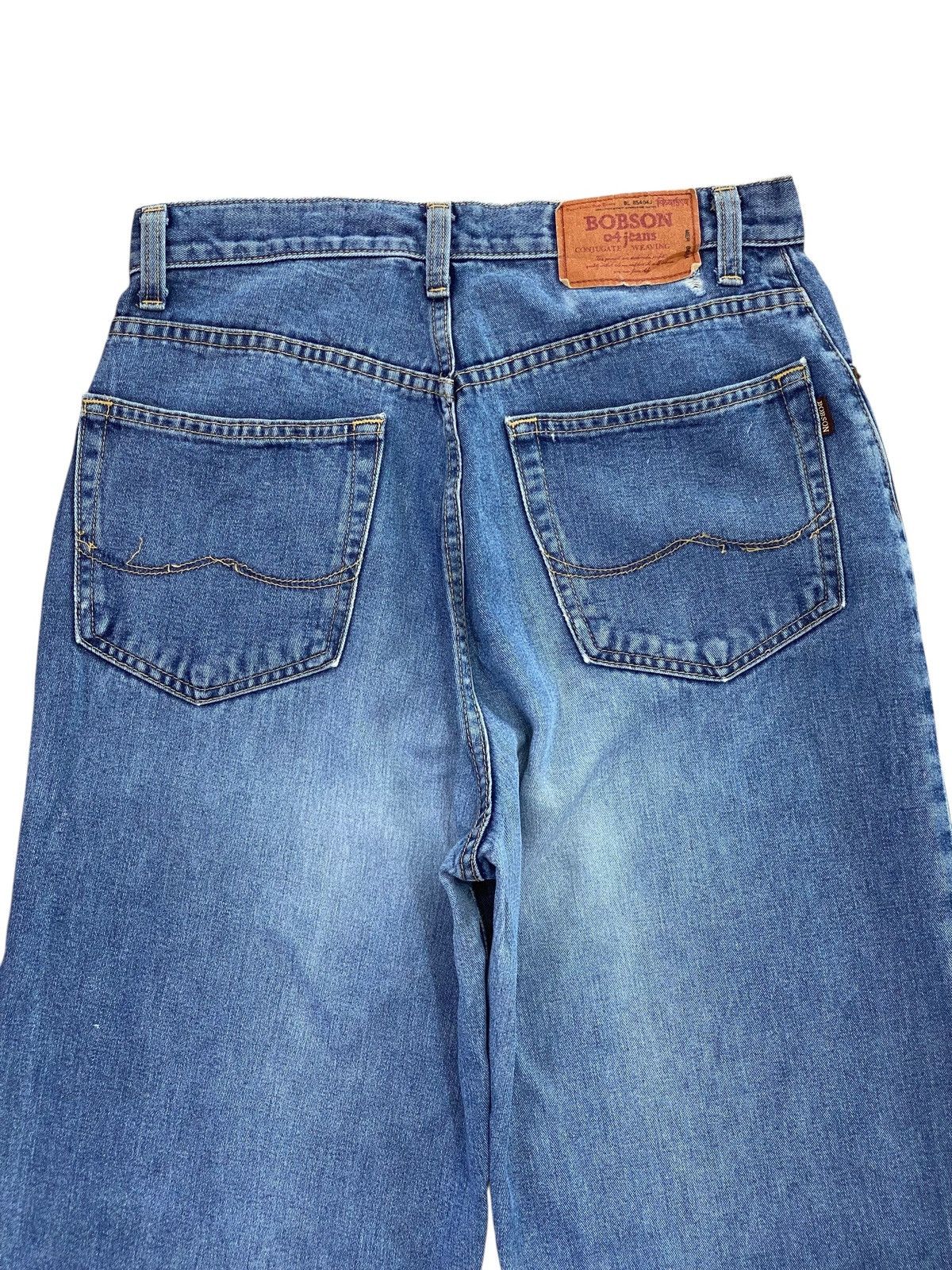 Japanese Brand Japanese Brand Bobson Faded Blue Wash Baggy style Jeans Size US 28 / EU 44 - 4 Thumbnail