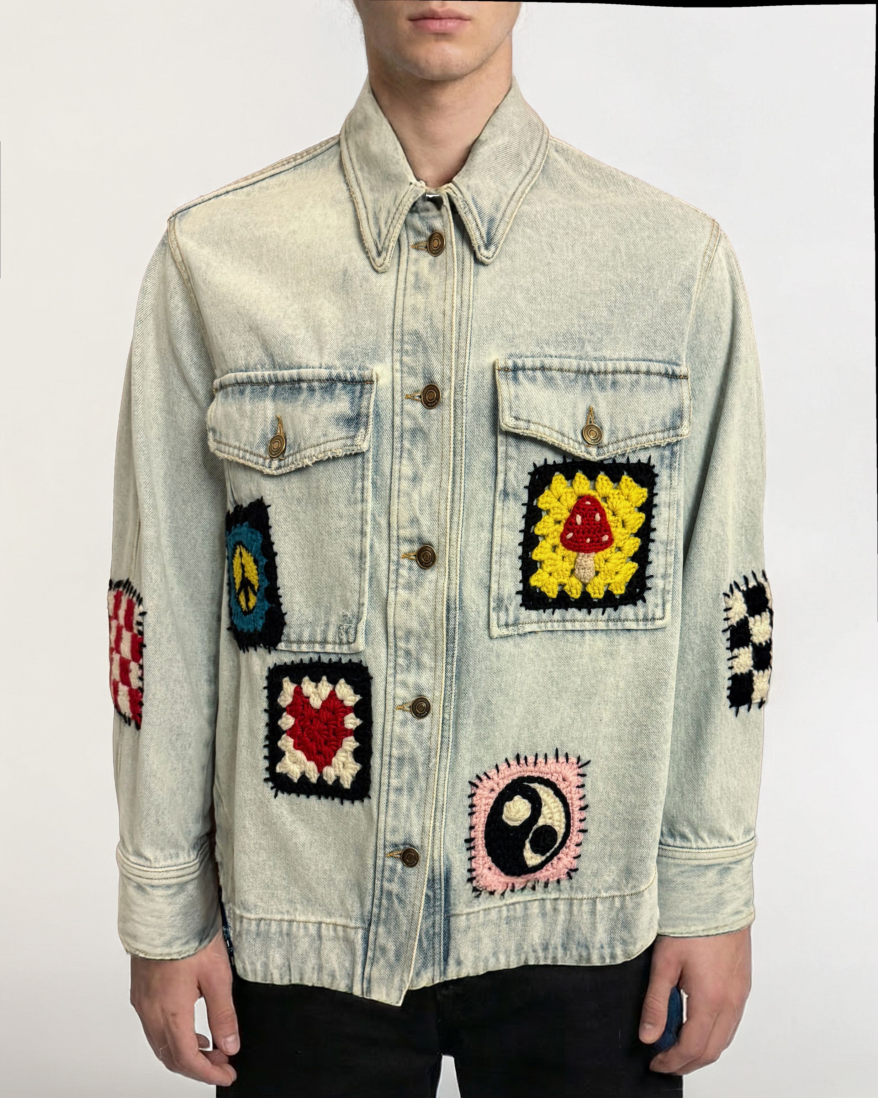 Alanui Alanui Northern Vibes Denim Jacket Size US S / EU 44-46 / 1 - 2 Thumbnail