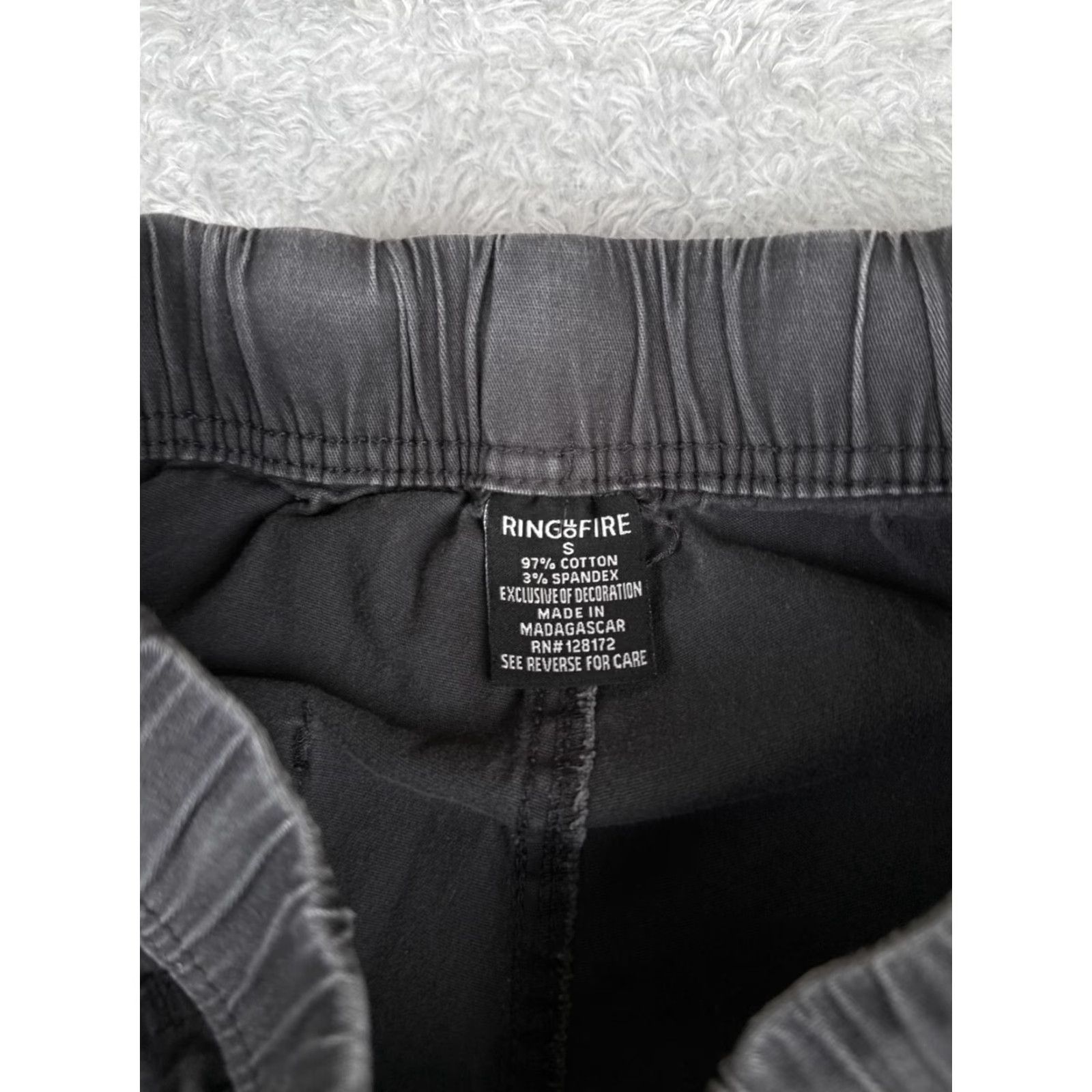 Ring Of Fire Ring Of Fire Pants Womens Small Gray Jogger Cargo Cotton 28x28 Regular Stretch Pockets Casual 90s Womens Ring Of Fire Pants Size 28" / US 6 / IT 42 - 5 Thumbnail