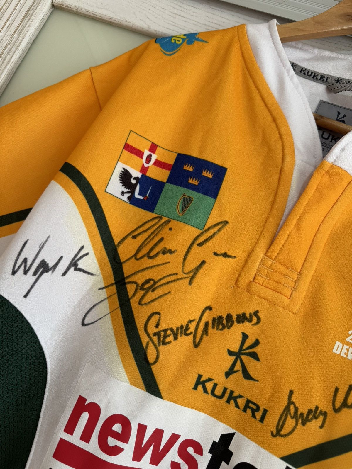 Other Rare Ireland vs Lebanon 2007 Signed Rugby Jersey Vintage Kit Size US XXL / EU 58 / 5 - 10 Thumbnail