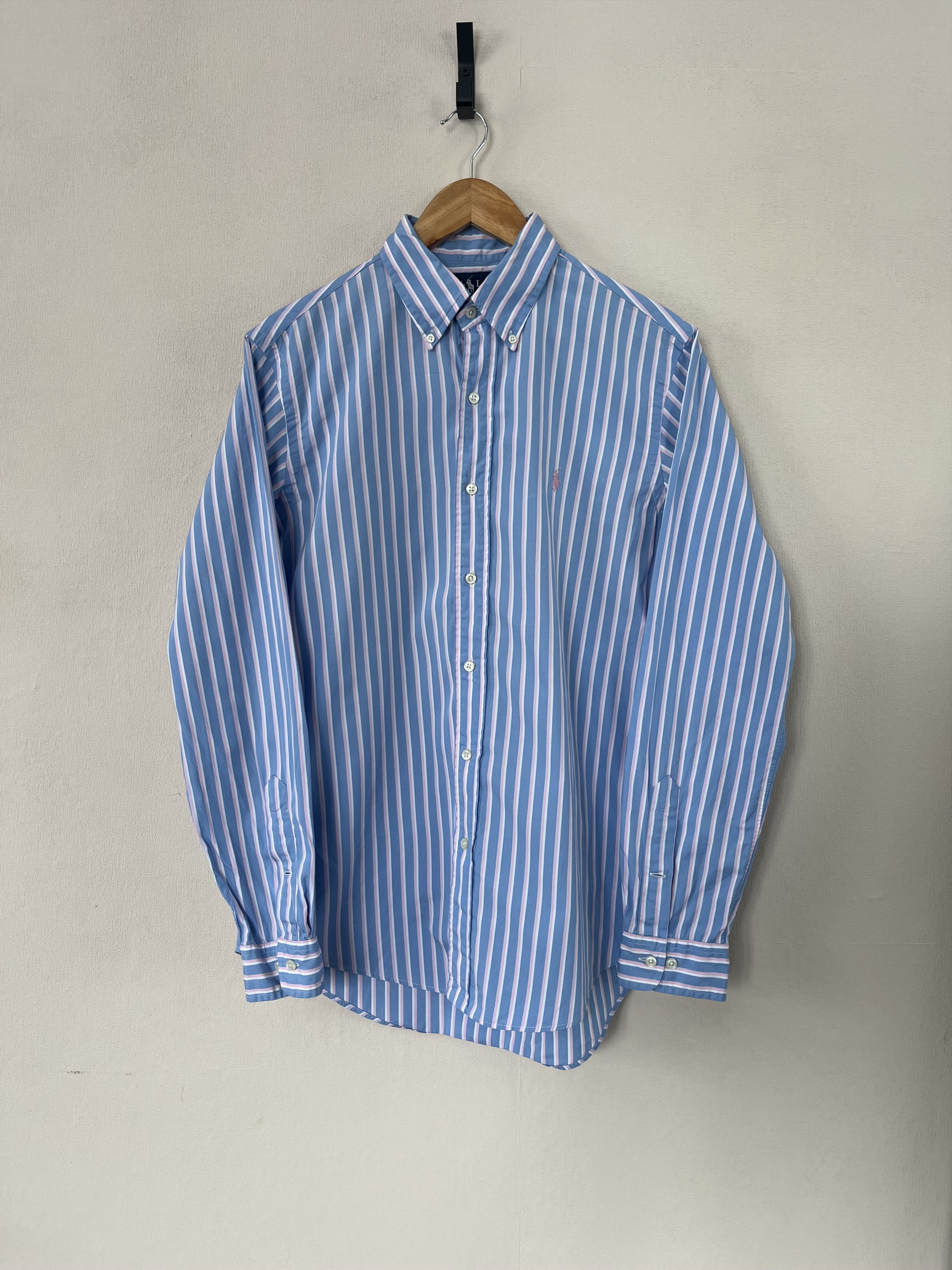 Polo Ralph Lauren Vintage Ralph Lauren Shirt Stripe Button Down Long Sleeve Size US M / EU 48-50 / 2 - 1 Thumbnail