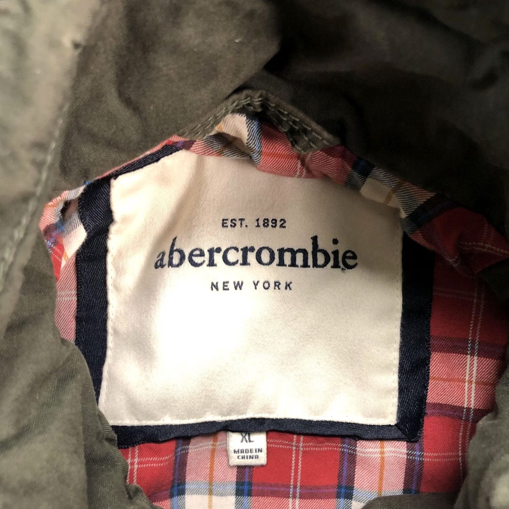 Vintage Abercrombie Jacket Juniors XL Green Hooded Military Twill Utility Zip Pockets Size XL / US 12-14 / IT 48-50 - 6 Thumbnail