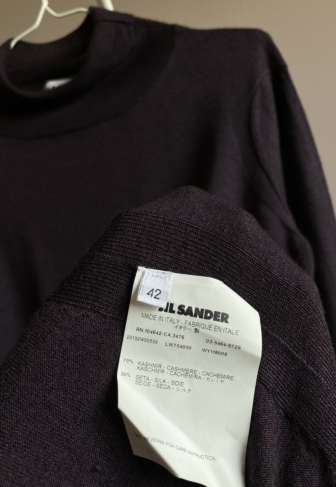 Jil Sander 42 Jil Sander Cashmere Silk Turtleneck Sweater Size M / US 6-8 / IT 42-44 - 8 Thumbnail