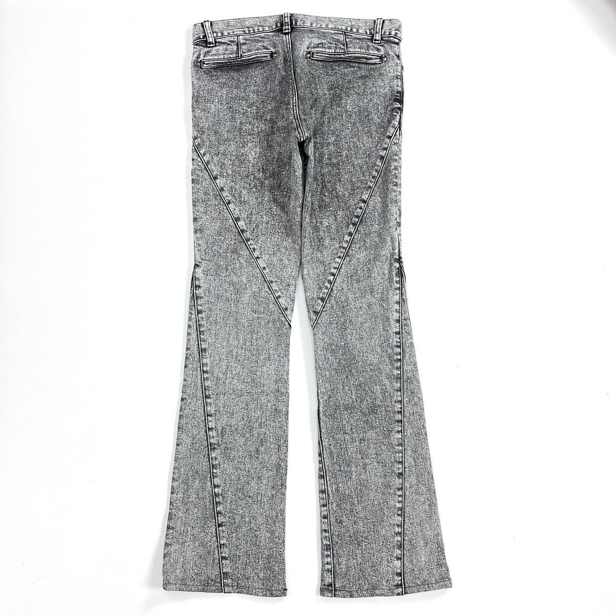 5351 POUR LES HOMMES × Beauty Beast × Designer 1990s 5351 Pour les Hommes Patchworks Lgb Goa Flared Jeans Size US 30 / EU 46 - 17 Thumbnail