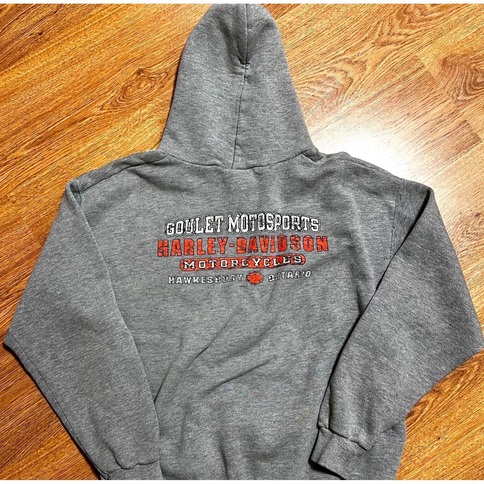 Harley Davidson Harley-Davidson Hoodie Mens Vintage Gray 2002 L Logo Cotton Polyester Shirt? Size US L / EU 52-54 / 3 - 3 Thumbnail