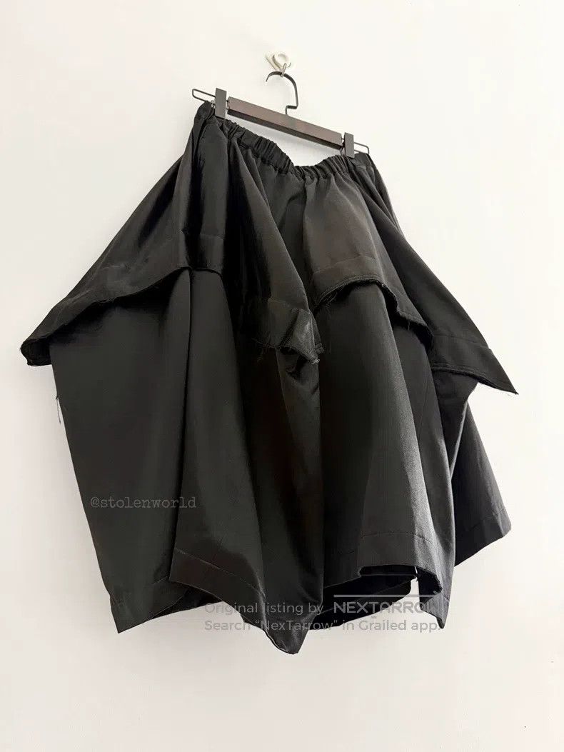 Comme des Garcons Comme Des Garcons size S 3D silhouette frayed hem skirt Size 22" - 3 Thumbnail