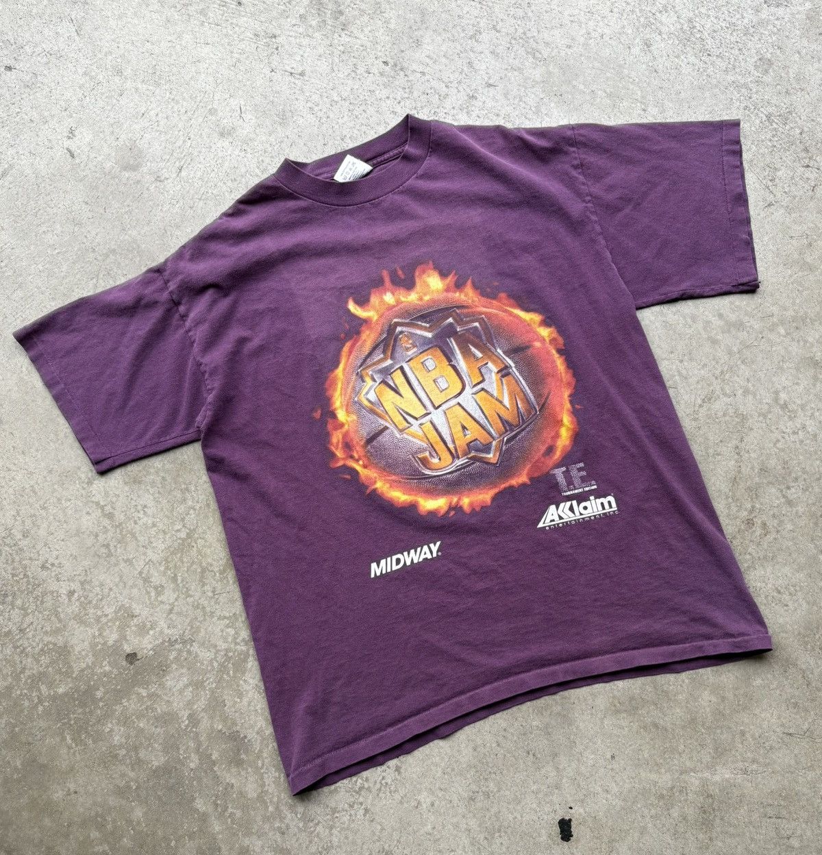 NBA × Vintage 90s NBA JAM Nintendo Game Promo Grail 23X28.5 Size US L / EU 52-54 / 3 - 2 Thumbnail