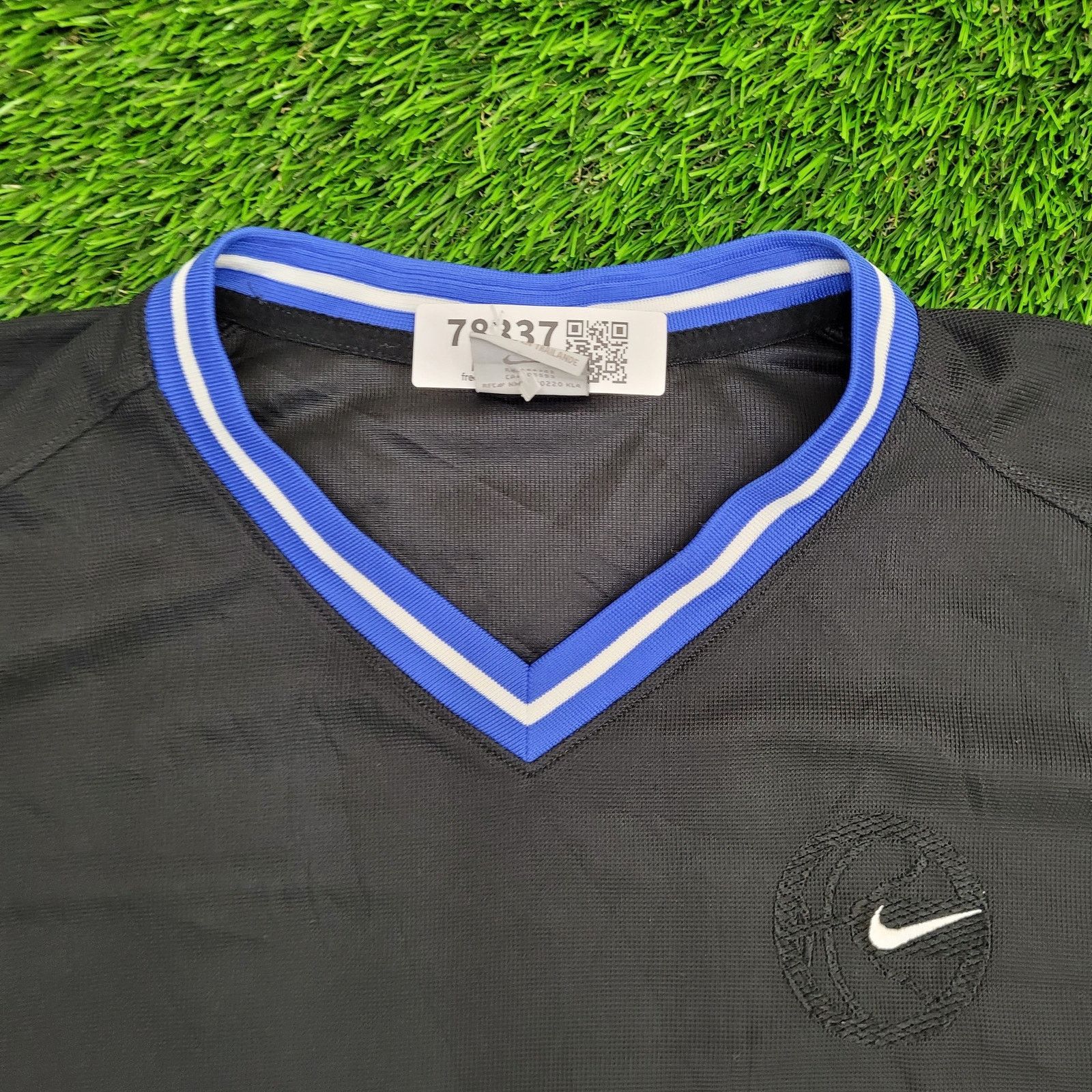 Nike NIKE Dri-Fit Basketball Shirt XL Black Blue White Raglan Size US XL / EU 56 / 4 - 2 Thumbnail