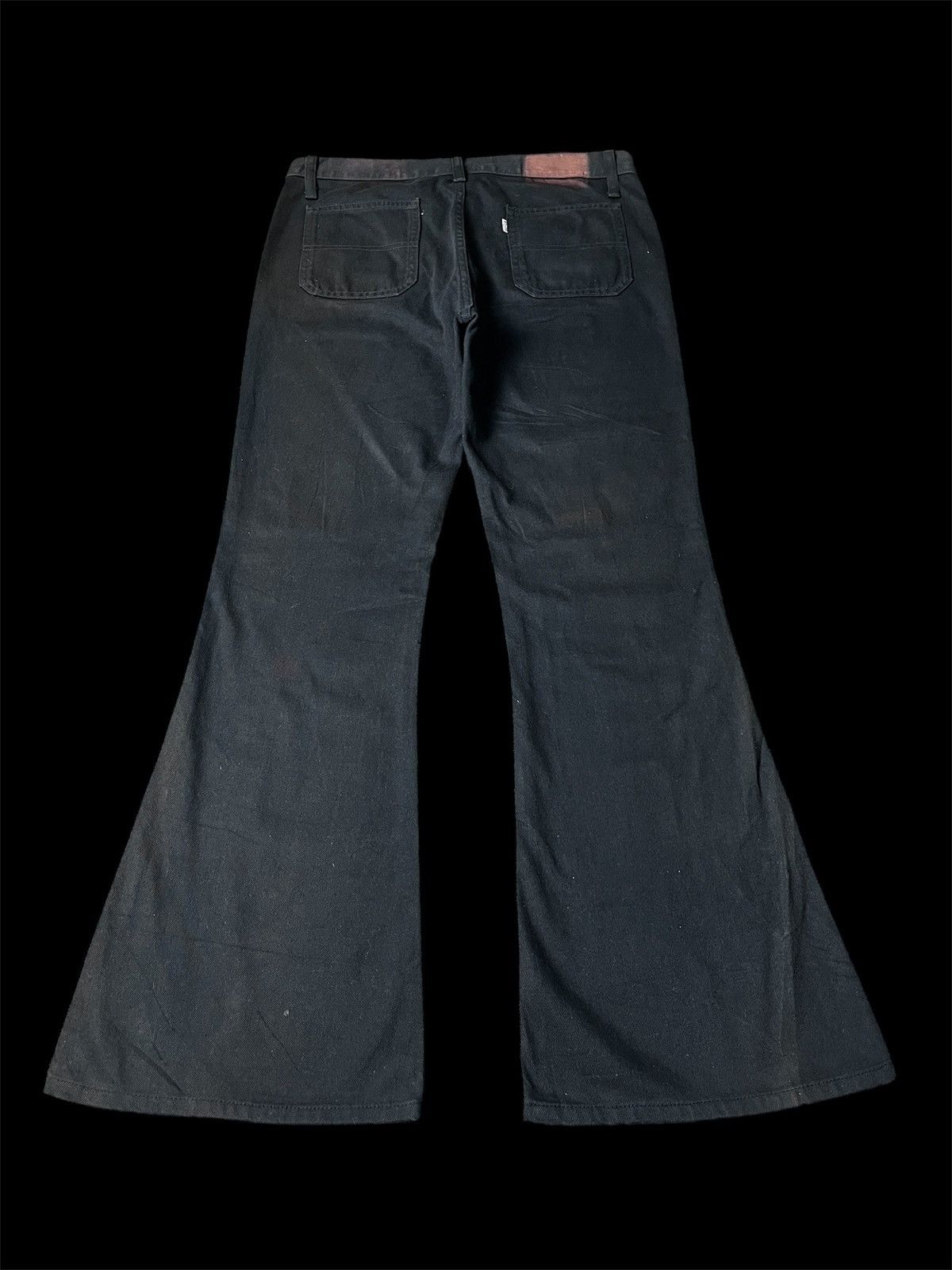 If Six Was Nine Super Flare Big John Distressed Jeans Size US 30 / EU 46 - 2 Thumbnail