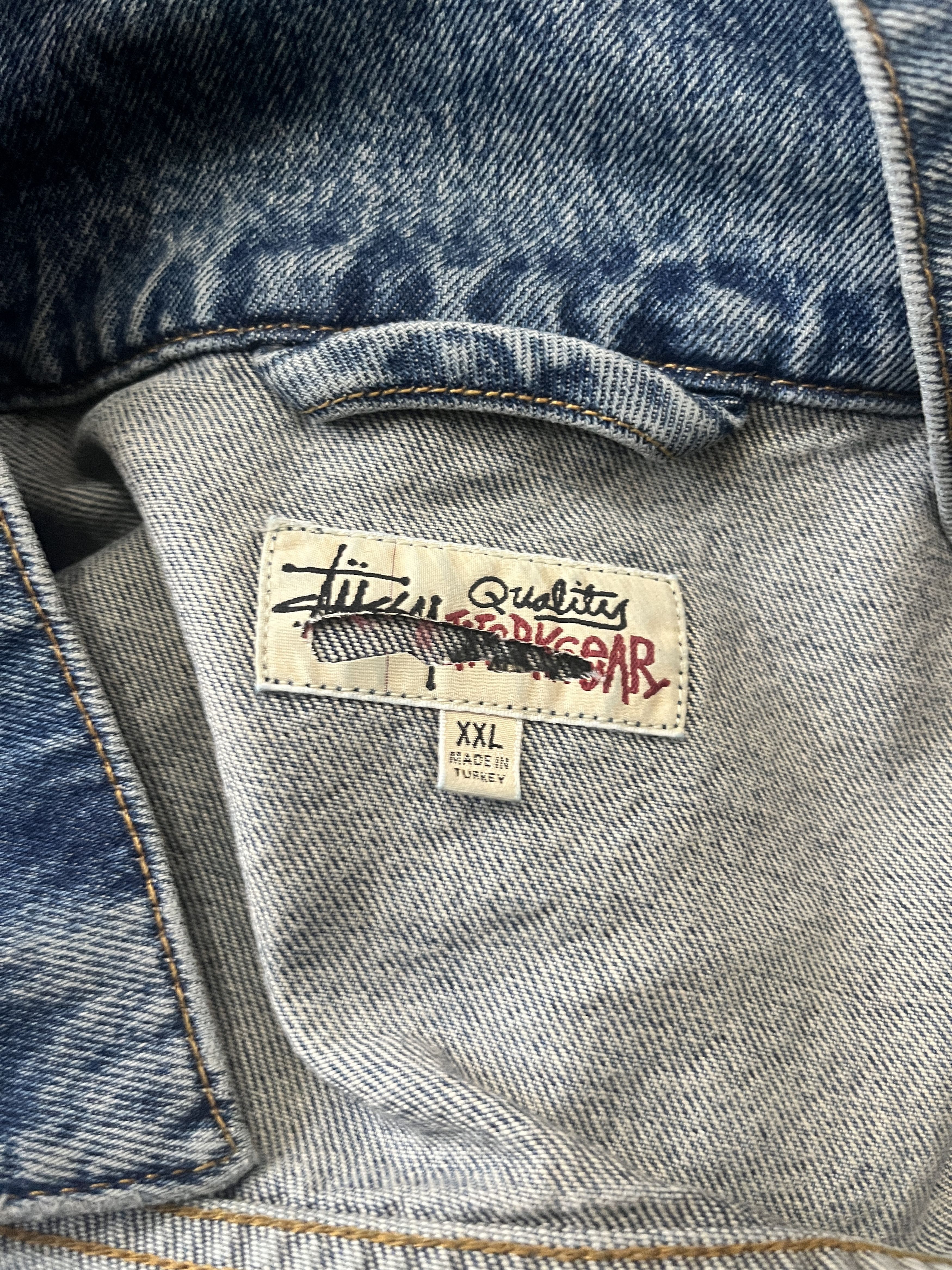 Stussy TRUCKER JACKET DENIM Size US XXL / EU 58 / 5 - 8 Thumbnail