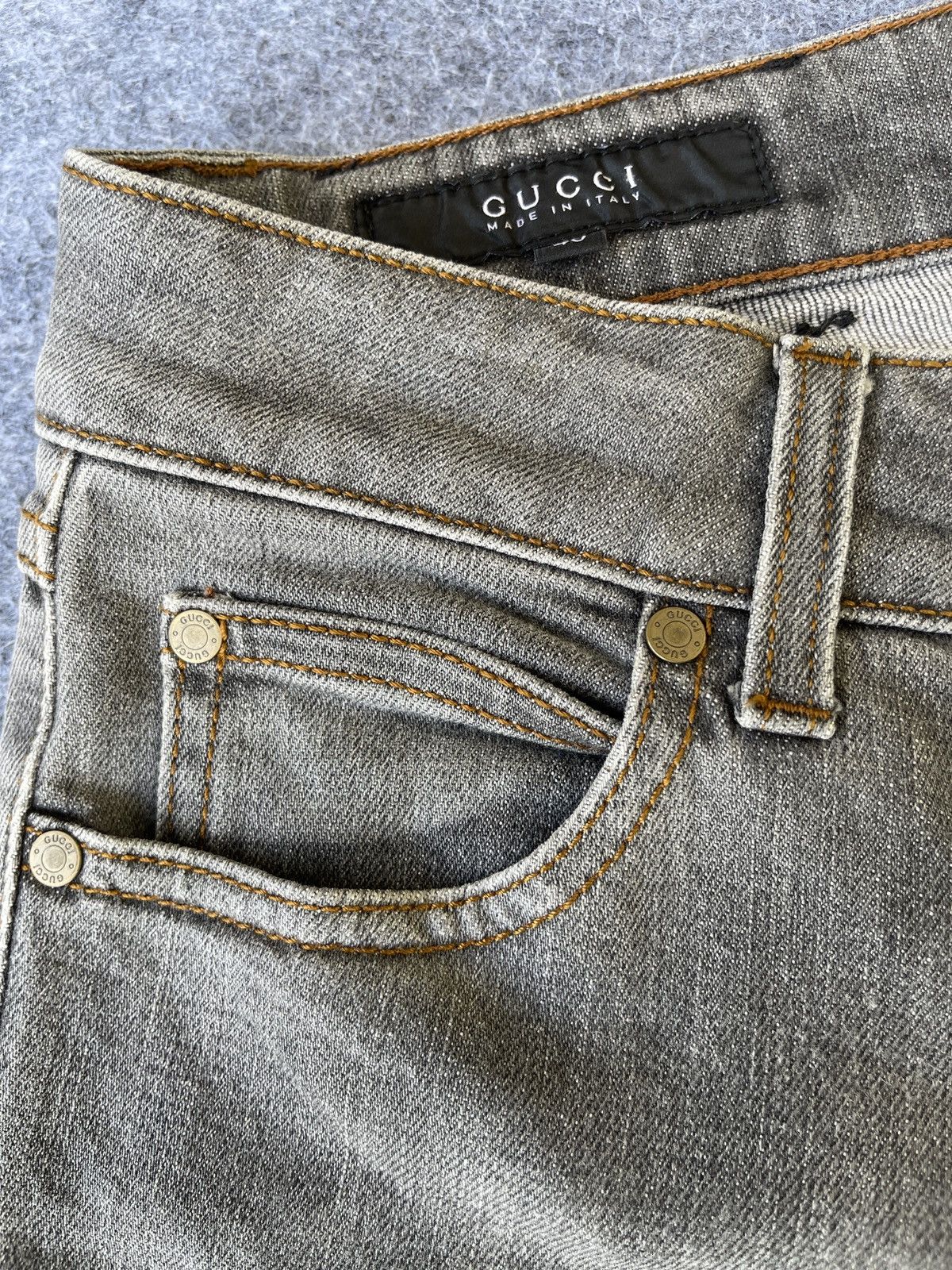 Gucci Vintage🔥Gucci🔥Flared Elastane Denim Y2k Size 29" - 10 Thumbnail