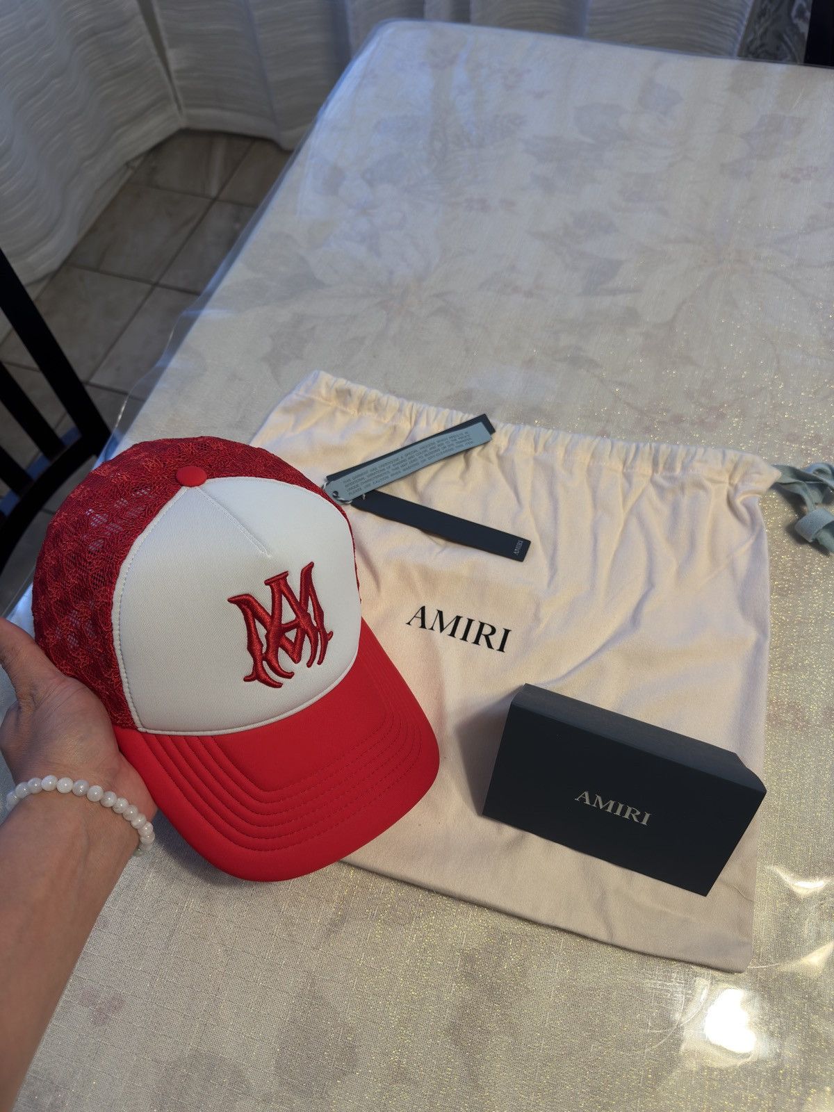 Amiri AMIRI MA TWO TONE TRUCKER HAT Size ONE SIZE - 2 Thumbnail